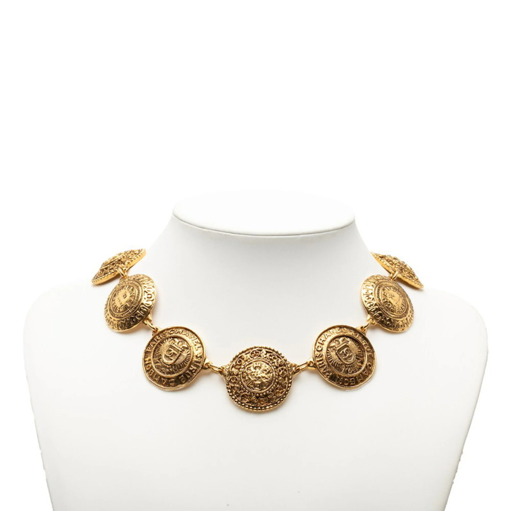 CHANEL Gold Necklace